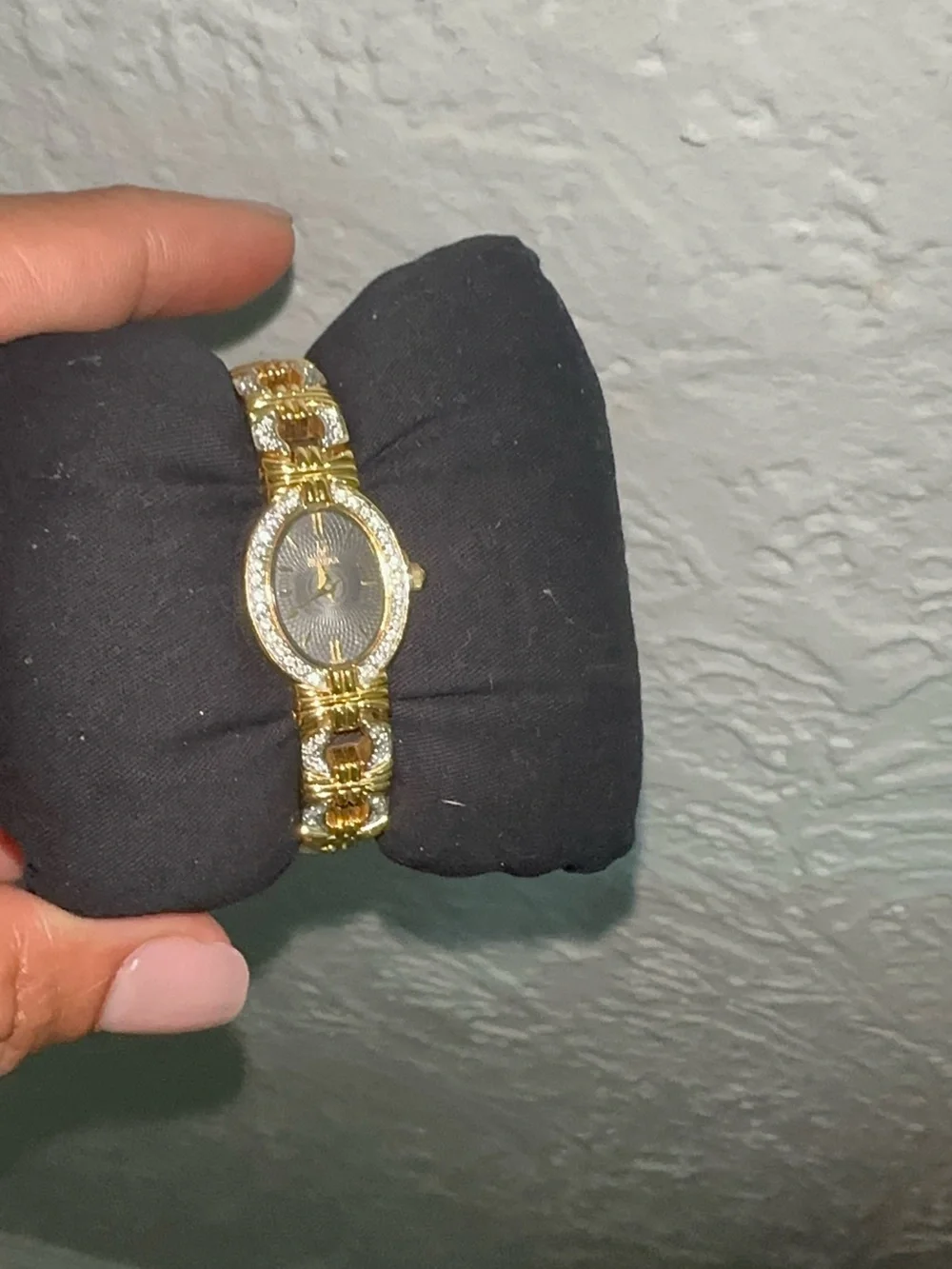 Bulova Gold and Black Women's Bracelet Watch